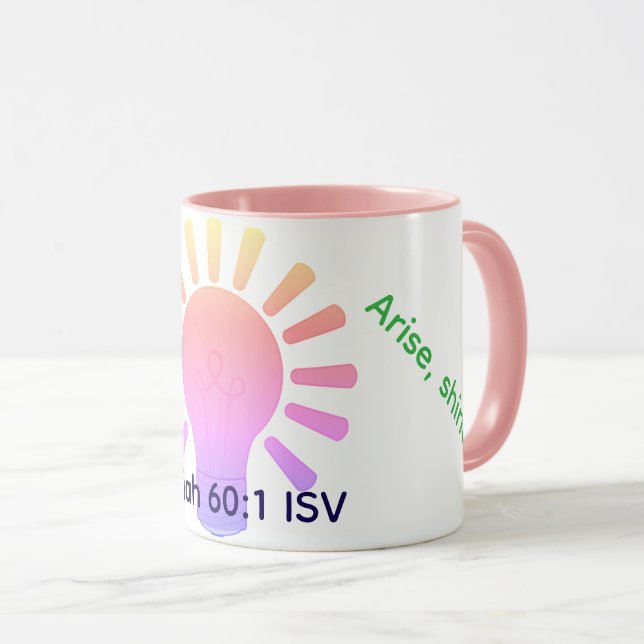 Mug Lève-toi, brille ! (Devant droit)