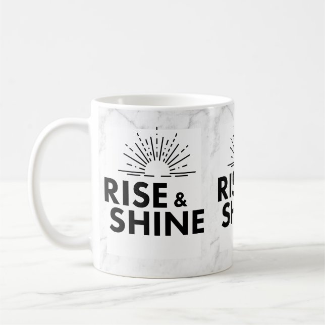 Mug Lève-toi et brille. Mug. (Gauche)