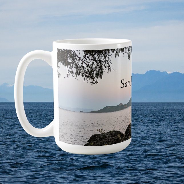 Mug Lever de lune sur les îles San Juan (Créateur téléchargé)
