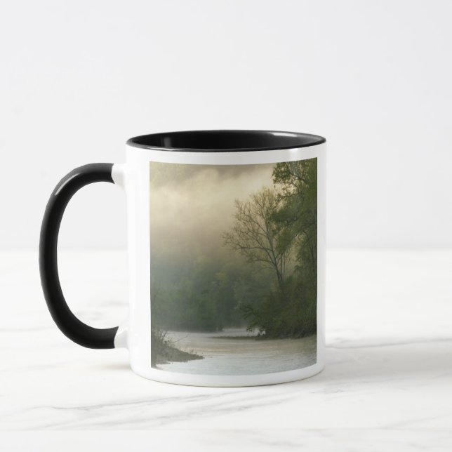Mug Lever de soleil à travers le brouillard vu de Red  (Gauche)