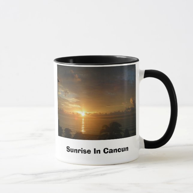 Mug Lever de soleil dans Cancun (Droite)