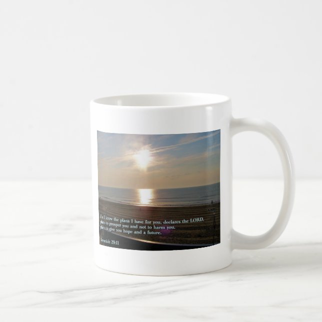 Mug Lever de soleil de 29:11 de Jérémie (Droite)