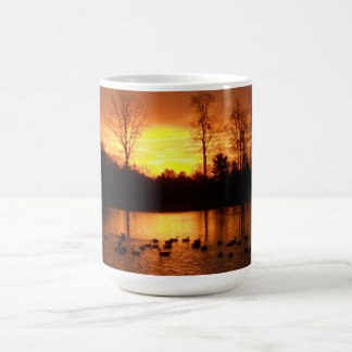 Mug lever de soleil de chute