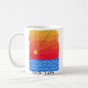 Mug Lever de soleil de lac torch