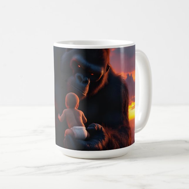 Mug Lever de soleil géant (Devant droit)