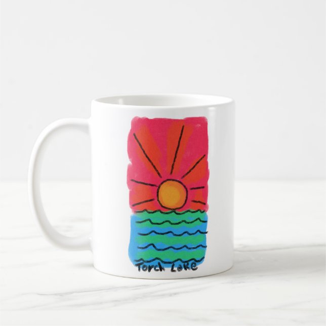 Mug Lever de soleil sur le lac torch (Gauche)
