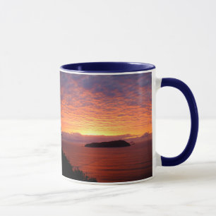 Mug Lever de soleil sur l'île aux chaussures Tairua No