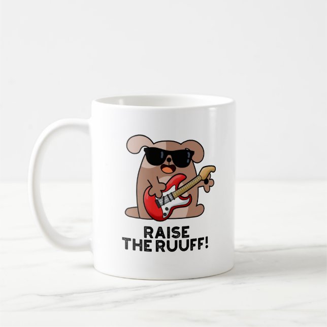 Mug Levez Le Jeu De Chien Drôle De Ruuf (Gauche)
