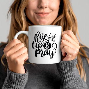 Mug Levez-vous et priez verset biblique