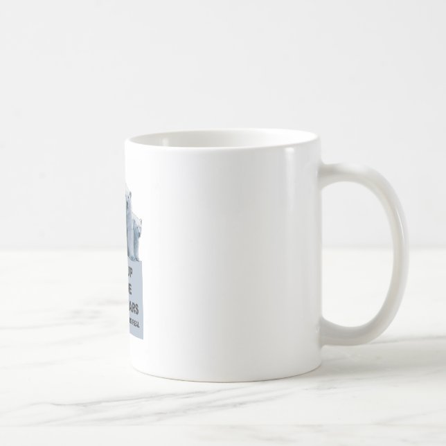 Mug Levez-vous pour les ours polaires (Droite)