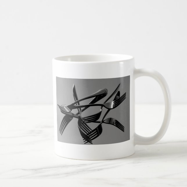 Mug Lévitation de fourchette (Droite)