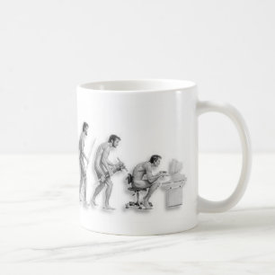 Mug L'évolution de l'homme révisée