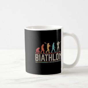 Mug L'Évolution Du Biathlon Cible Tir Xc Skiin
