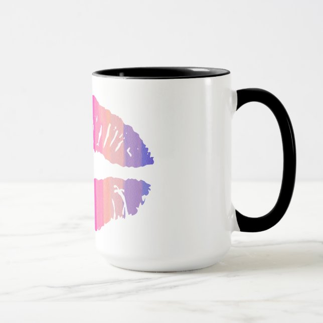 Mug Lèvres arc-en-ciel #2 (Droite)