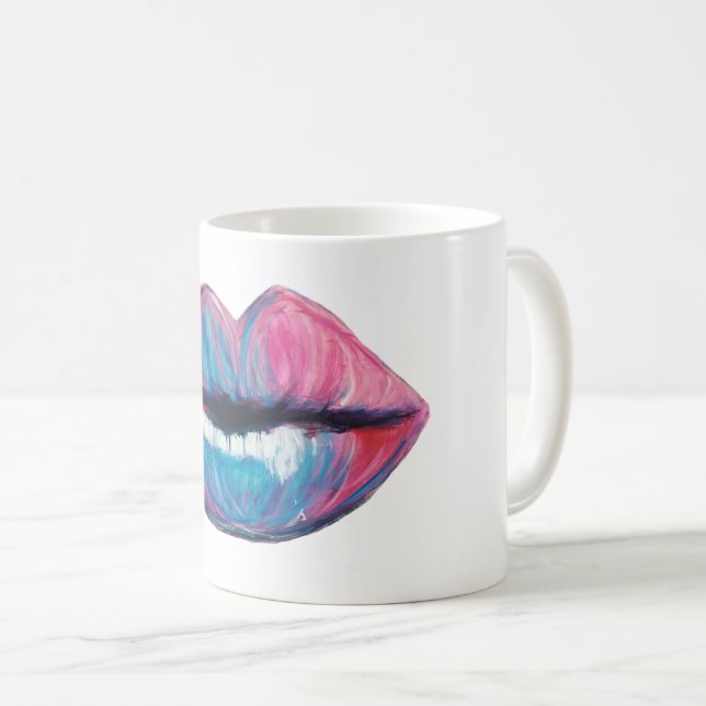 Mug Lèvres de sucrerie (Devant droit)