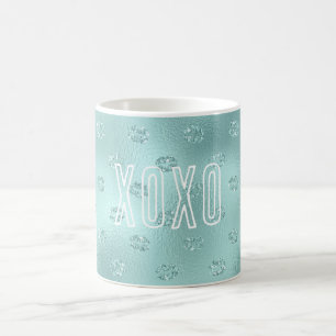 Mug Lèvres Étincelantes Menthe XOXO