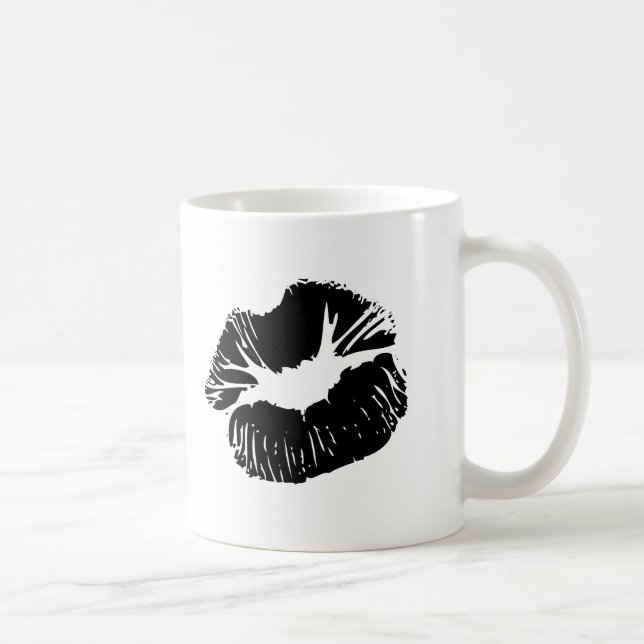 Mug Lèvres noires (Droite)