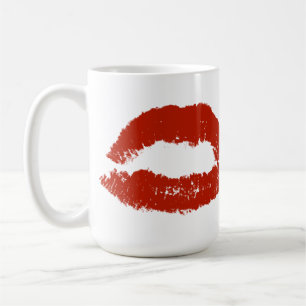 Mug Lèvres Pop Art Rouges