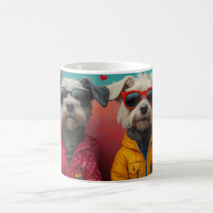 Mug Lévrier aux Roses de la Saint-Valentin