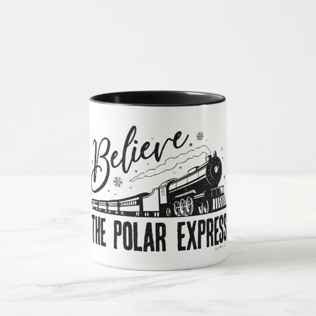 Mug L'Express polaire - Croyez | Graphique Vintage (Centre)