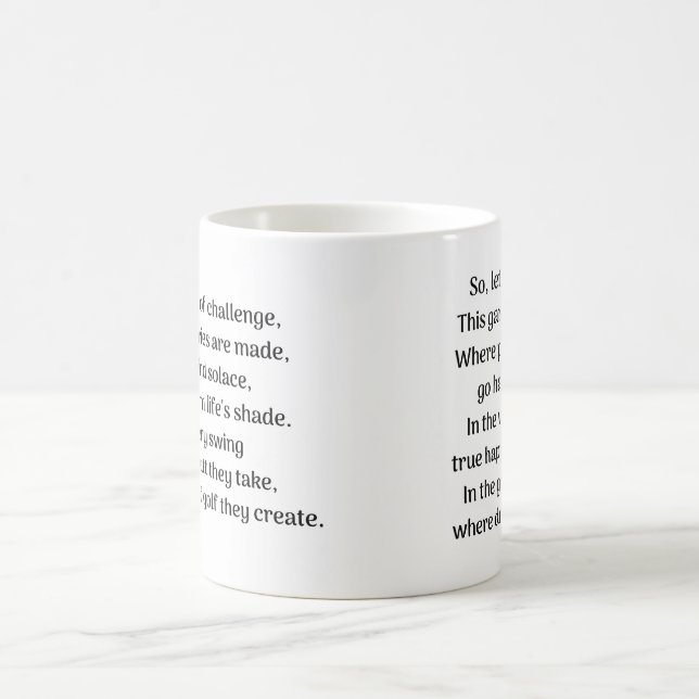 Mug L'extase du golfeur (Centre)