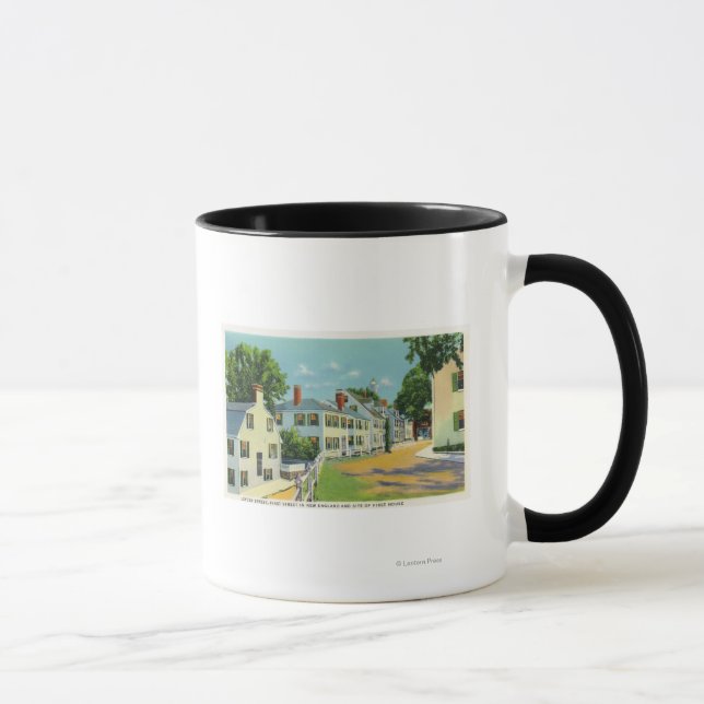 Mug Leyden Street View, First Street en Nouvelle-Angle (Droite)