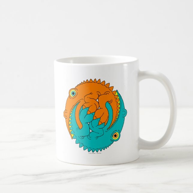 Mug Lézards de Yin Yang (Droite)