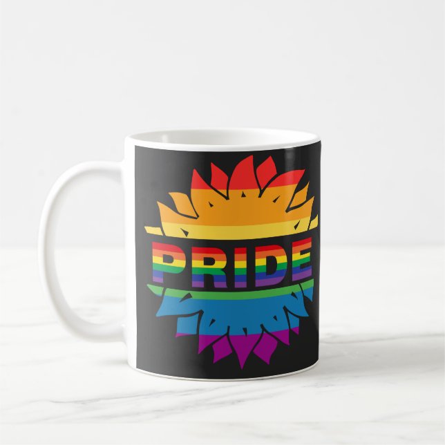 Mug LGBT+Fierté amour. (Gauche)