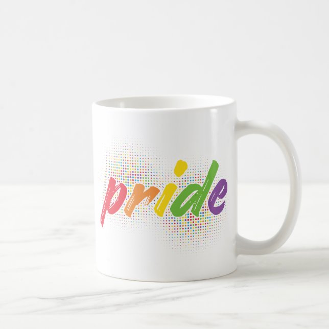 Mug LGBTQ - Fierté - Couleurs arc-en-ciel (Droite)