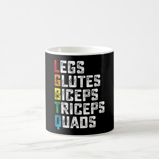 Mug LGBTQ Jambes Fessiers Biceps Triceps Quadriceps Dr (Centre)