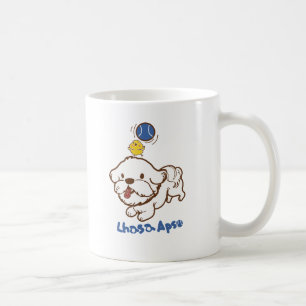 Mug Lhasa apso bubu et petit poulet guagua