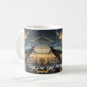 Mug L'héritage des Spitfire : un hommage à l'aviation 