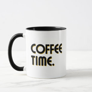 Mug L'heure du café Simple Café Quotidien Minimalist