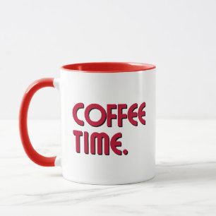 Mug L'heure du café Simple café quotidien minimalist