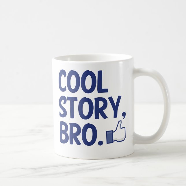 MUG L'HISTOIRE FRAÎCHE BRO MANIE MALADROITEMENT ! (Droite)