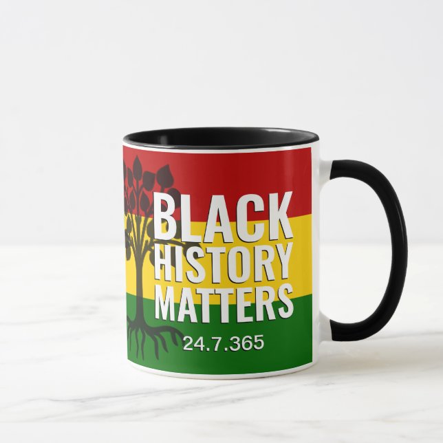 Mug L'histoire noire compte MONOGRAM Marcus Garvey BHM (Droite)