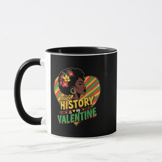 Mug L'Histoire Noire est mon Mois Valentin de l'Histoi (Gauche)