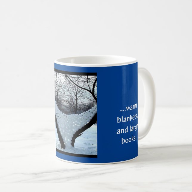 Mug L'hiver a été fait pour chaud (Devant droit)