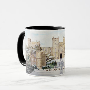 Mug L'hiver à Windsor Castle Paysage Peinture