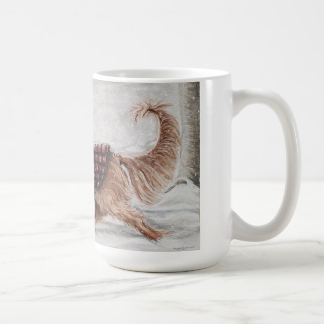 Mug L'hiver marchent d'abord (Droite)