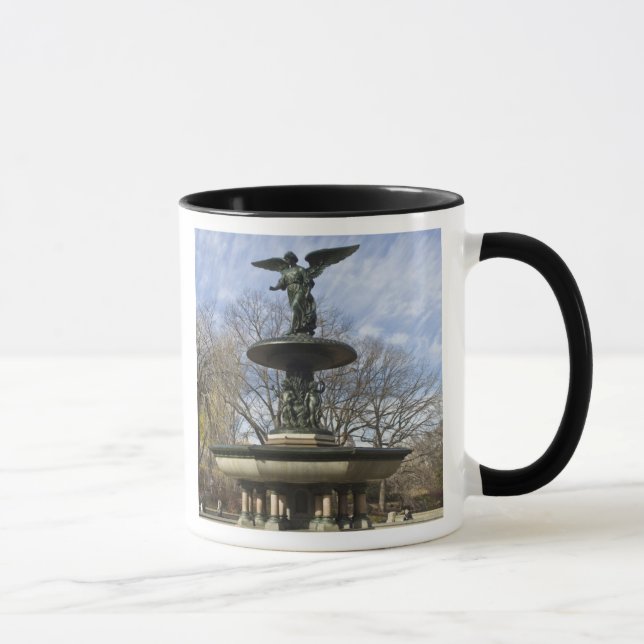 Mug L'hiver sec, la fontaine de Bethesda à Central Par (Droite)