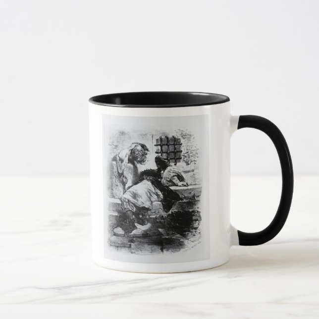 Mug L'homme dans le masque de fer dans sa prison (Droite)
