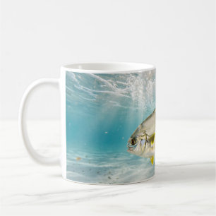 Mug L'homme de Floride Pompano Surf Sable Blanc Pêche 