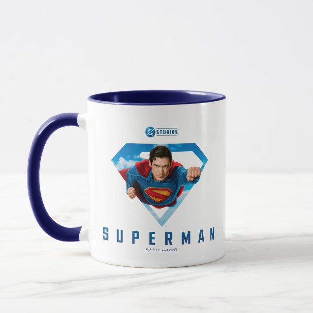 Mug L'homme de l'acier en vol (Gauche)
