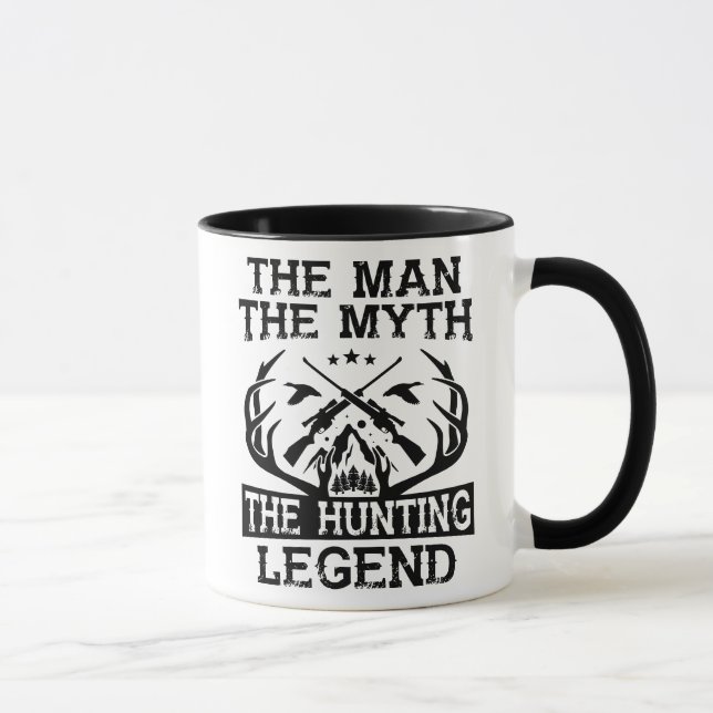 Mug L'Homme Le Mythe La Légende de la chasse - Camp (Droite)