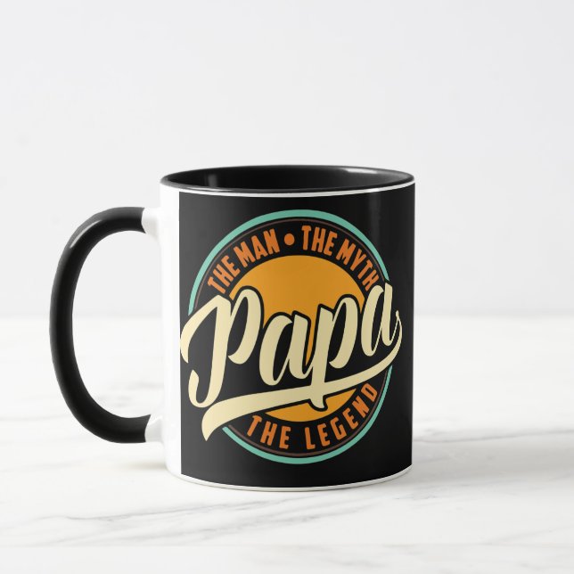 Mug L'Homme Le Mythe La Légende Fête des pères Papa (Gauche)