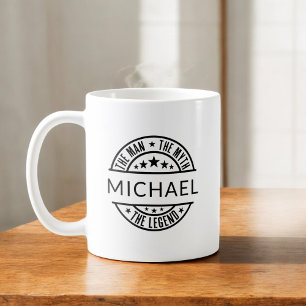 Mug L'Homme Le Mythe La Légende Nom Personnalisé