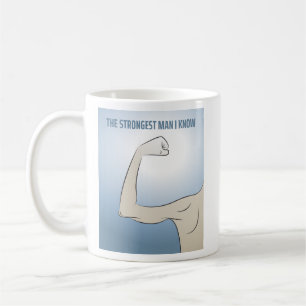 MUG L'HOMME LE PLUS FORT QUE JE CONNAISSE