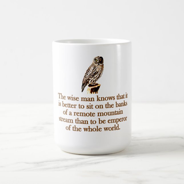 Mug L'Homme Sage connaît (Centre)