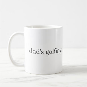 Mug L'Humour de golf de papa customisé avec des parole